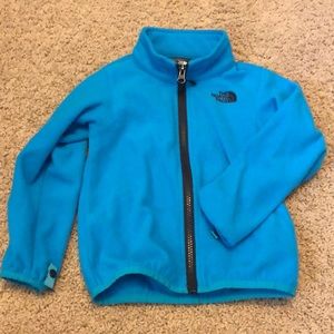 Blue fleece jacket